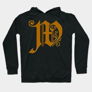 Golden Letter W Hoodie